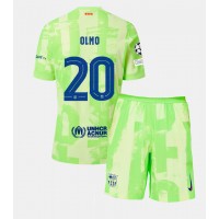 Barcelona Dani Olmo #20 Tredjedraktsett Barn 2024-25 Kortermet (+ Korte bukser)